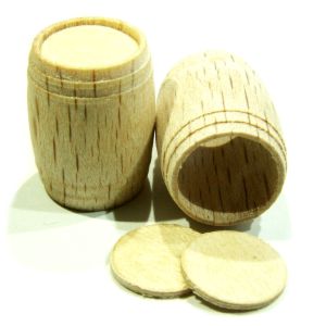 Tønne Ø 12,5 X 16mm  4stk.