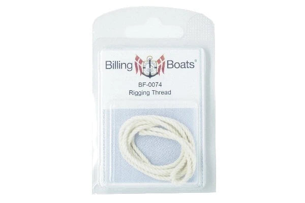 Riggetråd 2mm lys 0,75m ( Billing boats )