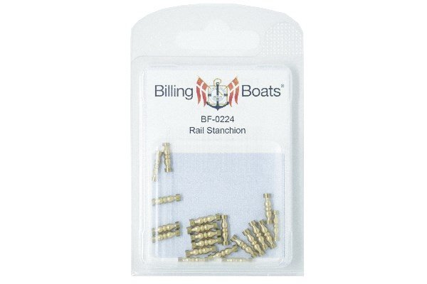 GELENDERSTØTTE 12mm 20stk   (Billing Boats)