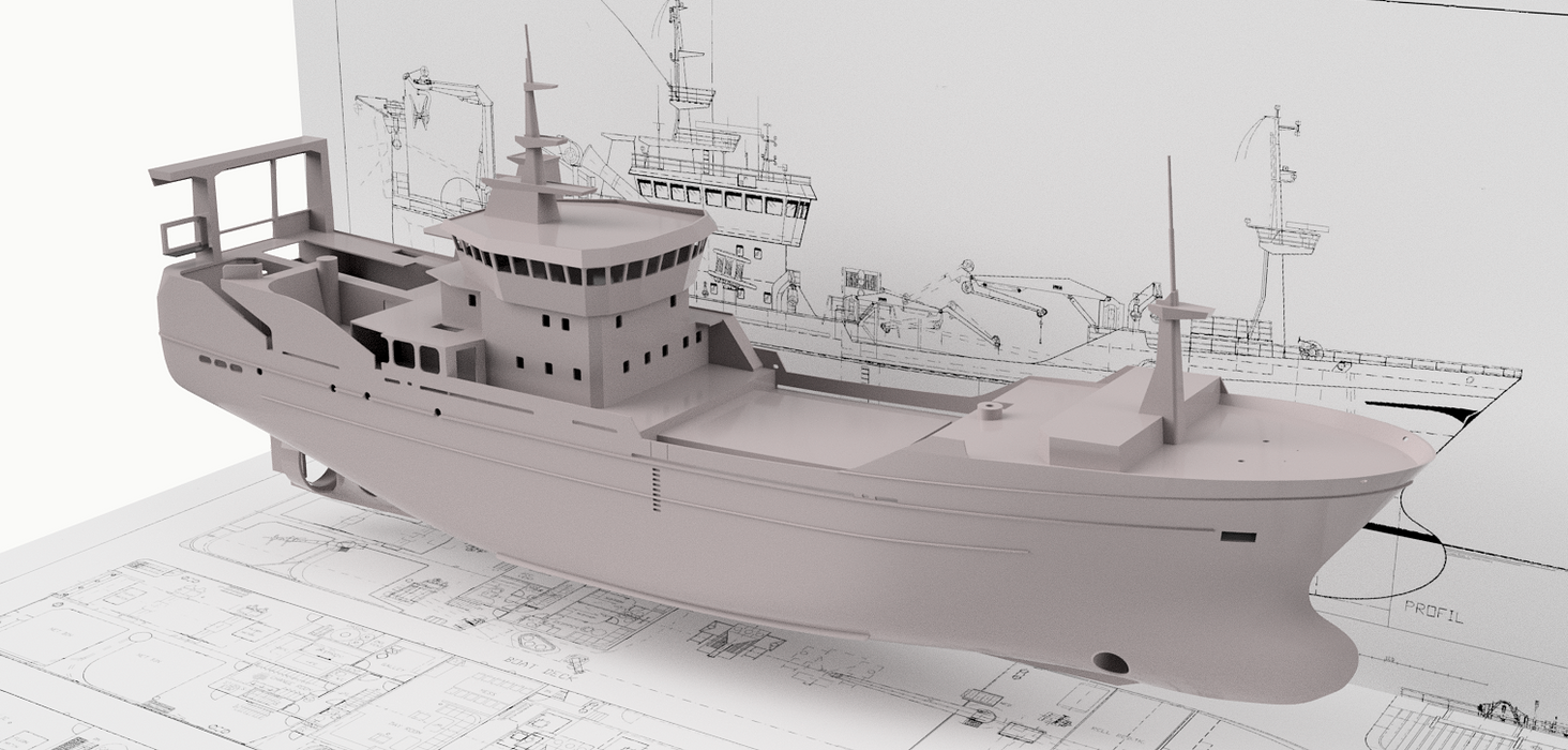 Ringnotsnurperen Hargun 1:50 (Nedlastbart produkt STL)
