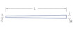 Antenne Lengde 55mm messing - Hobbyhjørna
