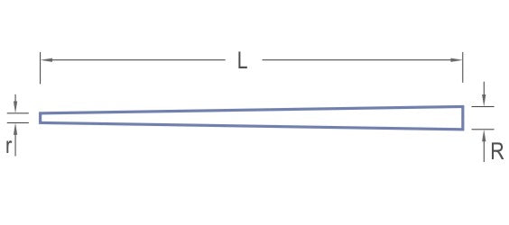 Antenne Lengde 55mm messing - Hobbyhjørna