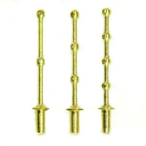 Rekkestøtte 21,5mm 2hull 10 stk. - Hobbyhjørna