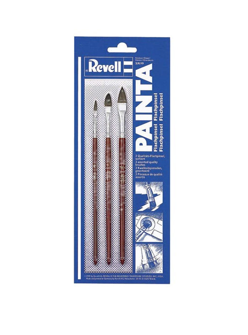 Revell penselset 3 stk. 2-6-10 - Hobbyhjørna