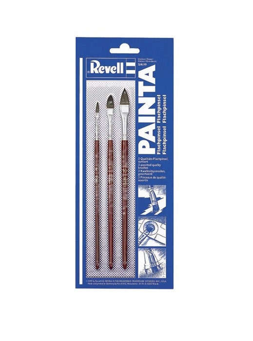 Revell penselset 3 stk. 2-6-10 - Hobbyhjørna