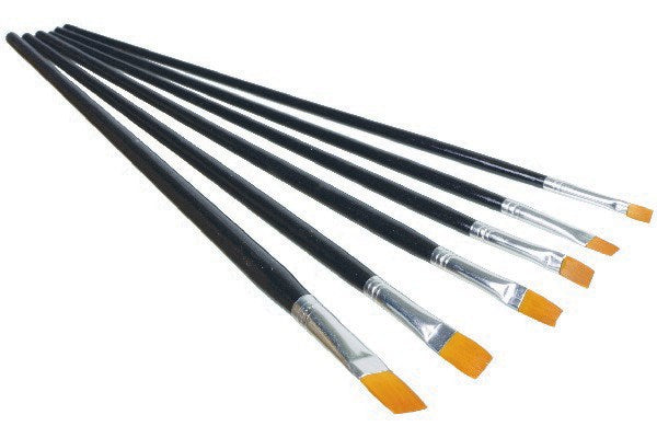 Malepensler Syntetisk flat 6 stk