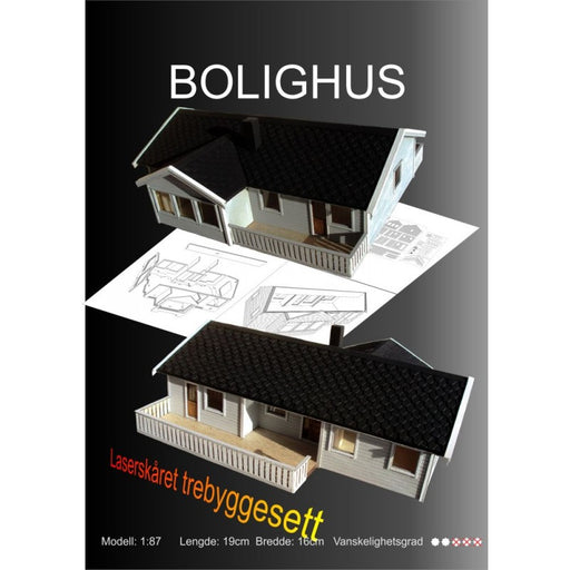 80 Tals hus H0 - Hobbyhjørna