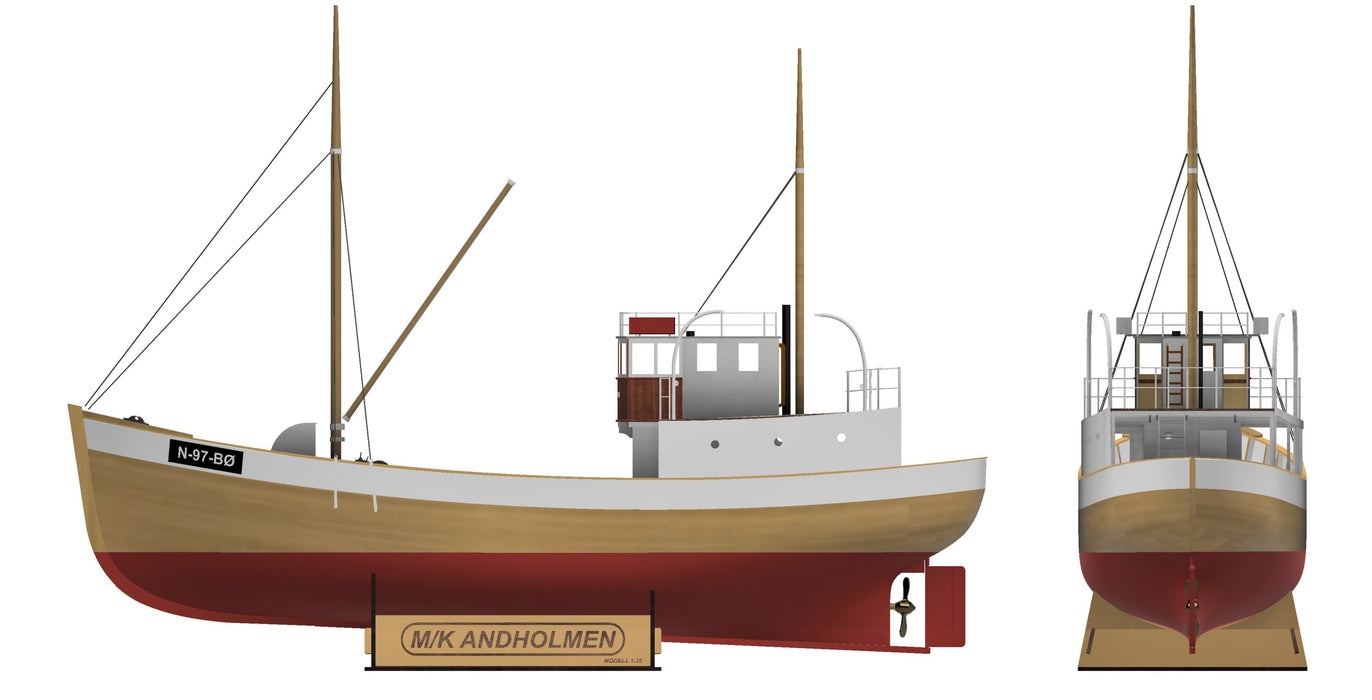 M/K Andholmen 1:25 - Hobbyhjørna