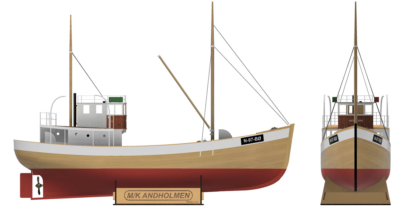 M/K Andholmen 1:25 - Hobbyhjørna