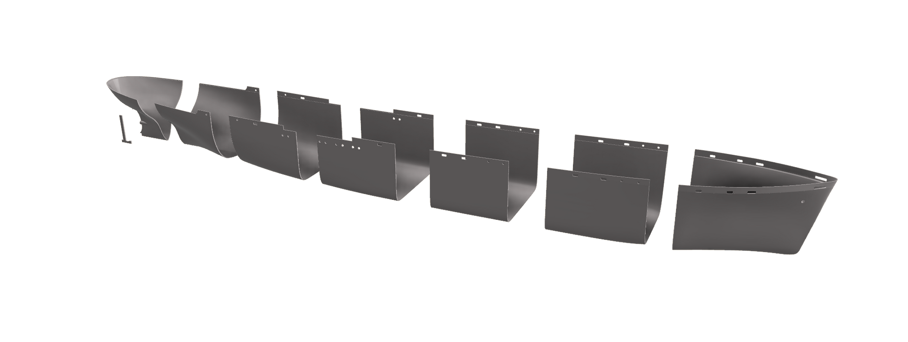 Skrog til C1A Skip Concordia Capo ( 1:100 )