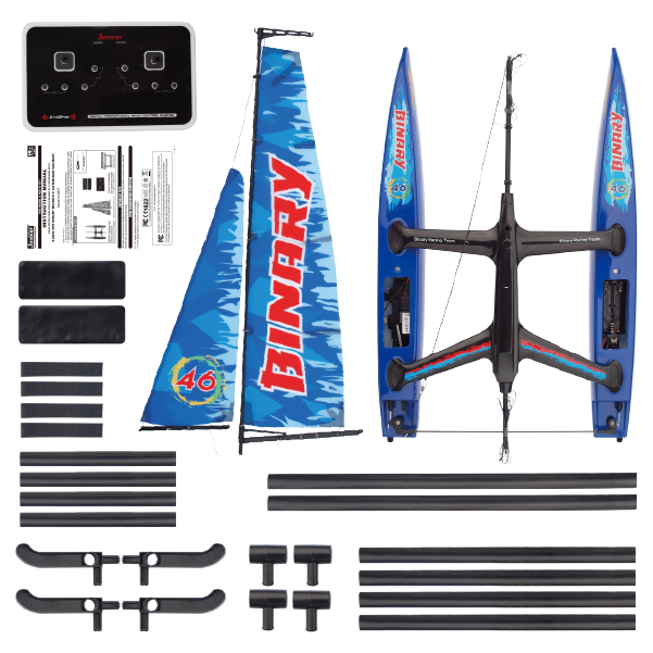 Binary Seilbåt RTR Katamaran 400mm