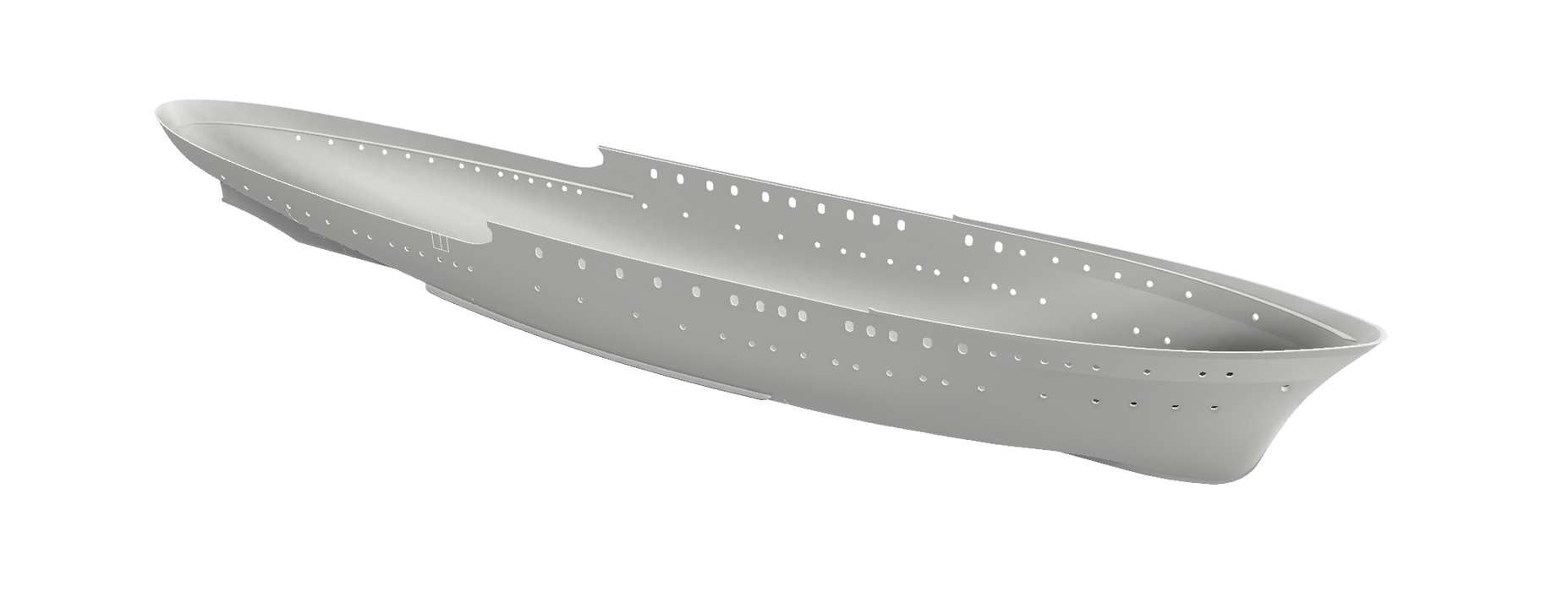 Skrog til Kongeskipet ( 1:60 )