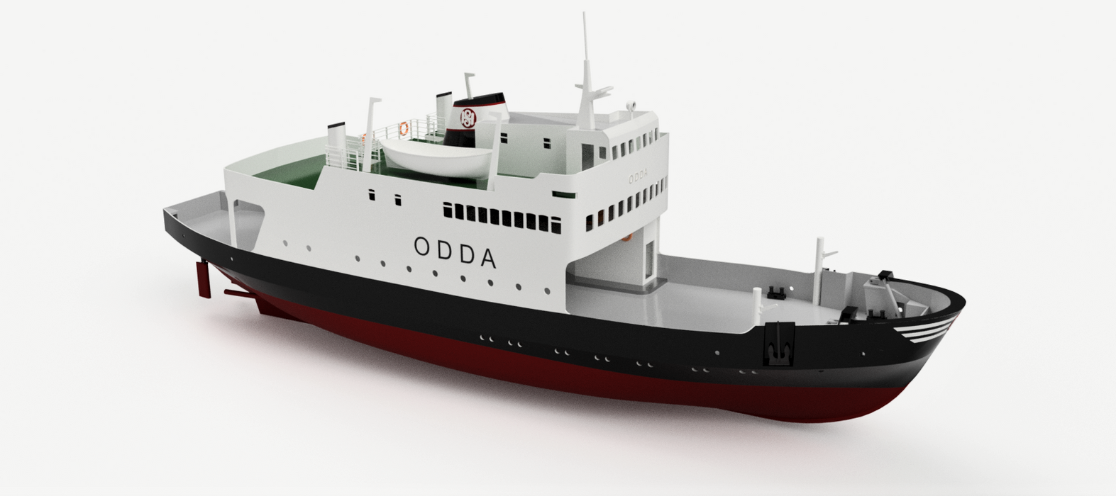 Skrog/Overbygg til Odda ( 1:50 )