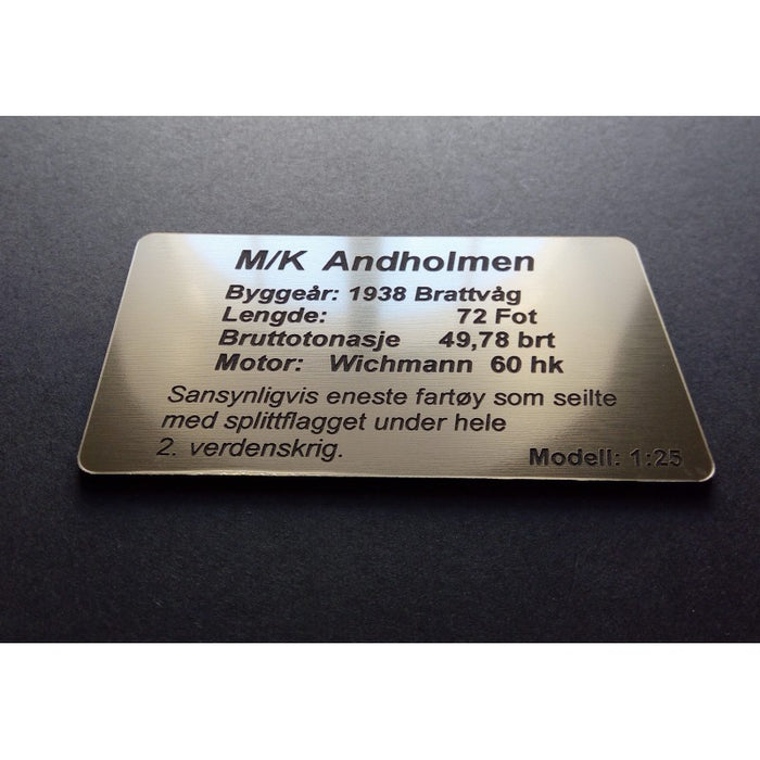 Dataplate for modeller. (90x50x1,6mm) - Hobbyhjørna