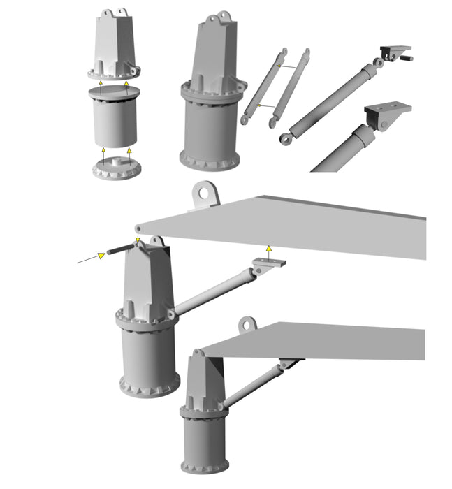 Hydralift kran 1:50 - Hobbyhjørna