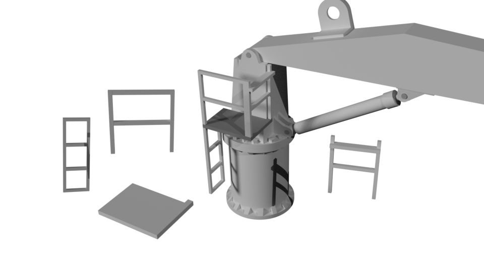 Hydralift kran 1:50 - Hobbyhjørna