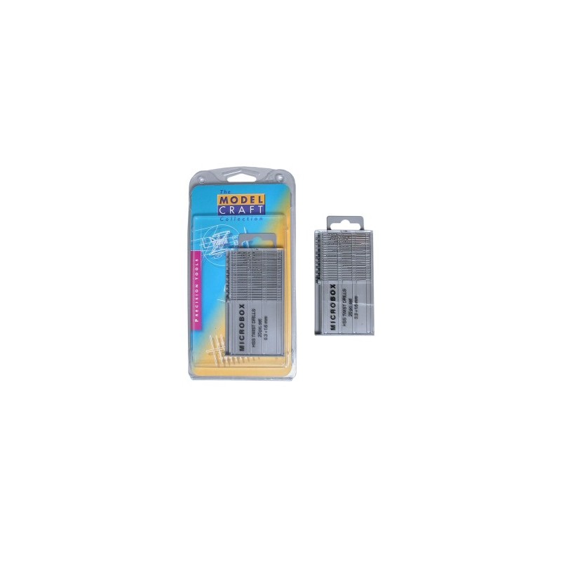 MICROBOX DRILL SET 0.3-1.6MM (20) (PDR4001) - Hobbyhjørna