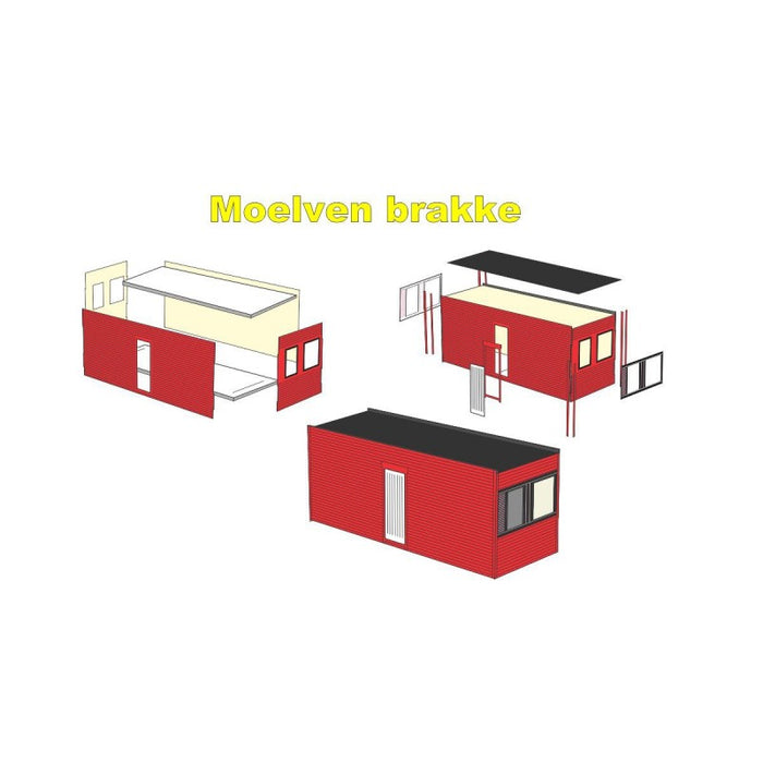 Moelven modul brakke H0 - Hobbyhjørna