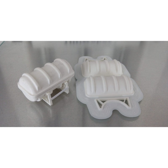 Redningsflåte 40x22mm (1:25) 2 stk - Hobbyhjørna