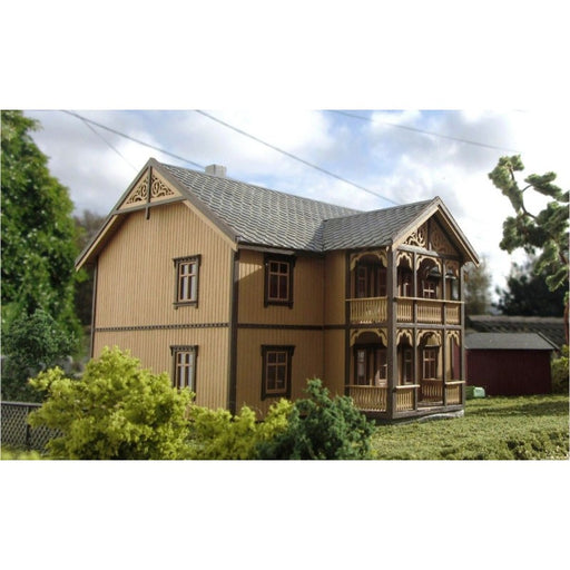 Sveitserhus H0 - Hobbyhjørna