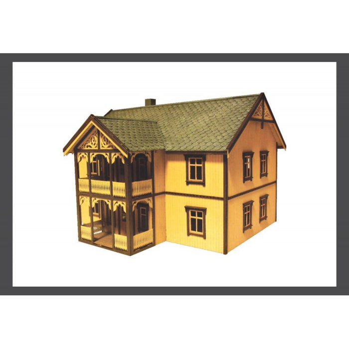 Sveitserhus H0 - Hobbyhjørna