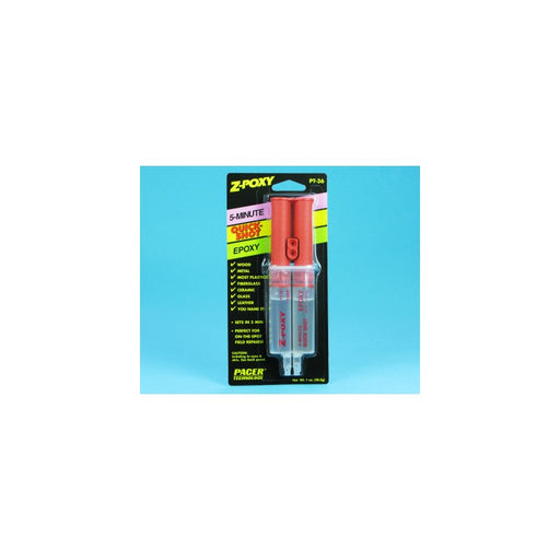 Z-POXY 5-MIN 1OZ DUAL SYRINGE  PT36 - Hobbyhjørna